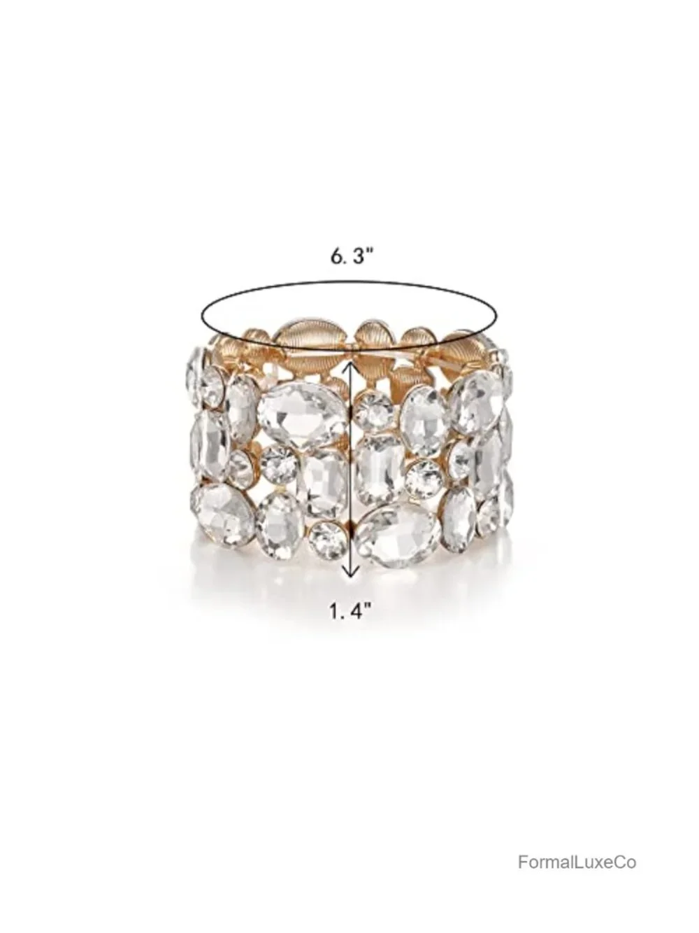 Crystal Stretch Bracelet Bridesmaid Wedding Party Jewelry